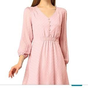 Allegra K pink dress